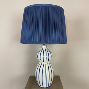 Vita White & Blue Ceramic Table Lamp