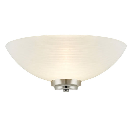 Welles 1Lt Satin Nickel Wall Light