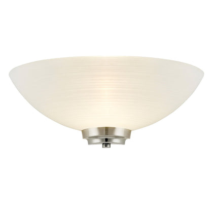 Welles 1 Light Satin Nickel Wall Light