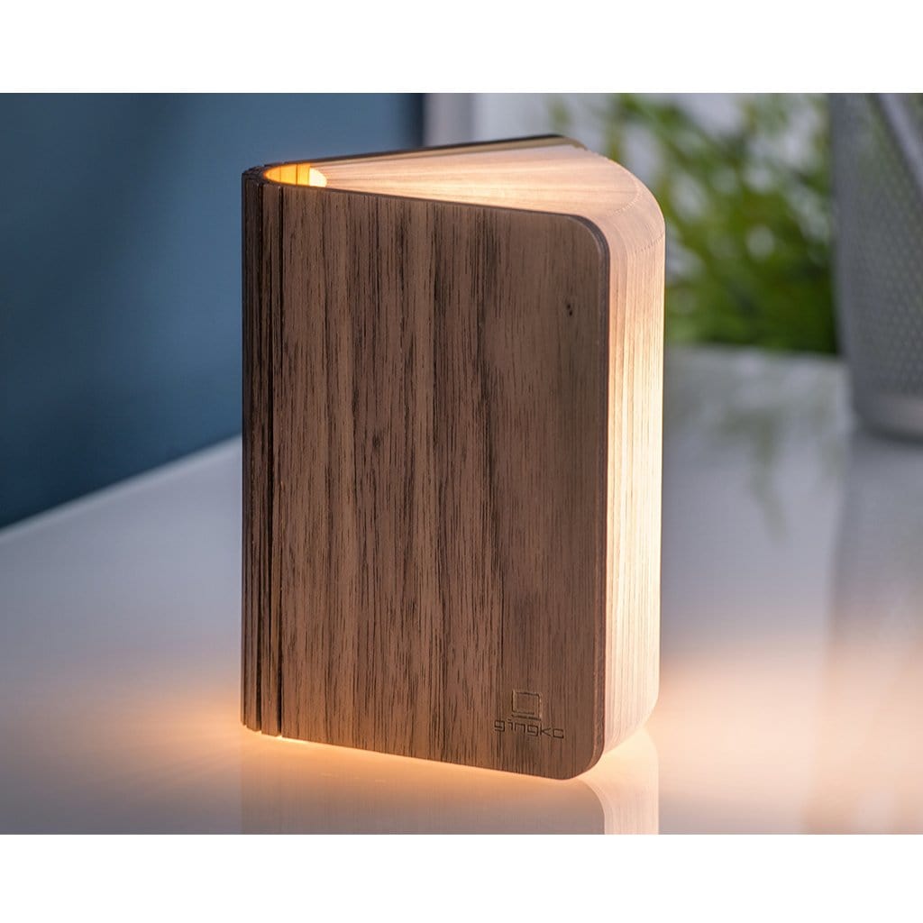 Walnut Smart LED Booklight Mini Table Lamp