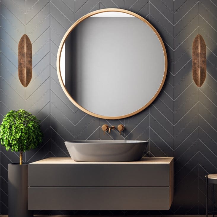 Hero Large Antique Copper Wall Light