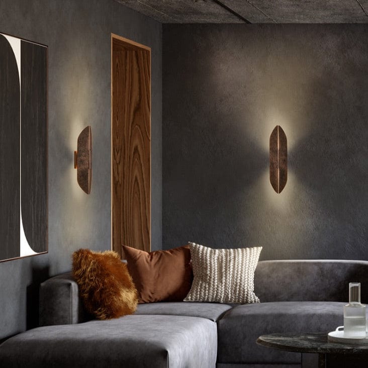 Hero Large Antique Copper Wall Light