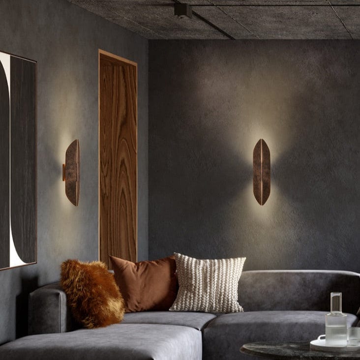 Hero Small Antique Copper Wall Light