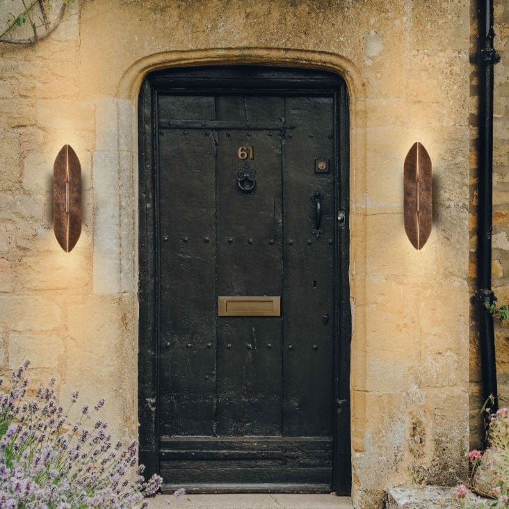 Hero Large Antique Copper Wall Light