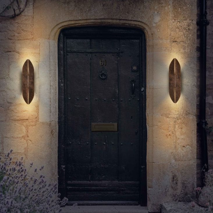 Hero Large Antique Copper Wall Light