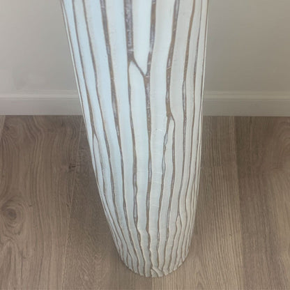 Wood Effect Floor Lamp with Shade