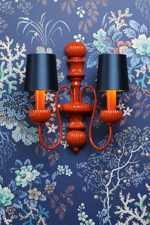 David Hunt 2 Light Zhivago Marmalade Wall Light