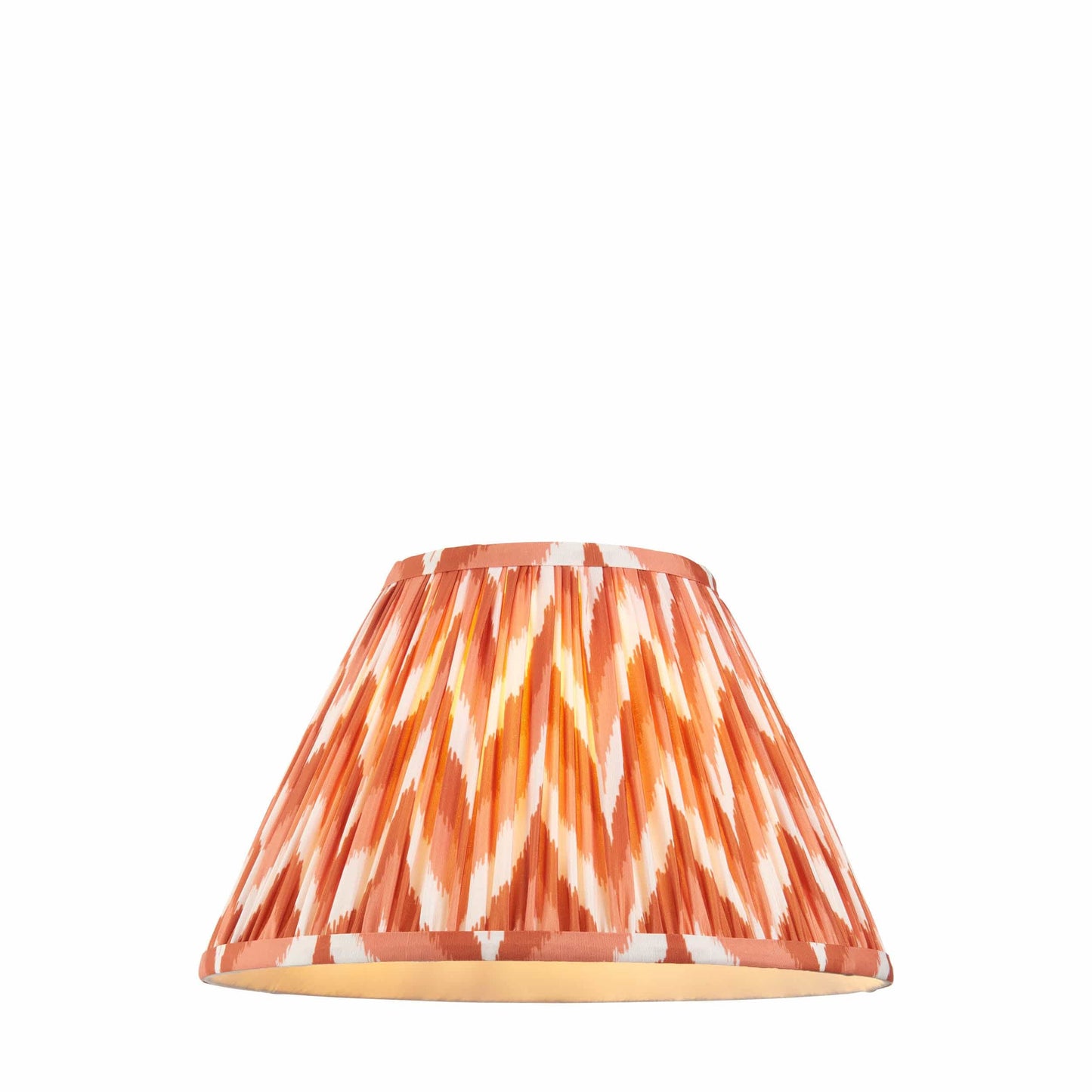 Zig Zag Pleated Shade - Apricot