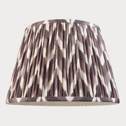 Patterned lampshade on a white background