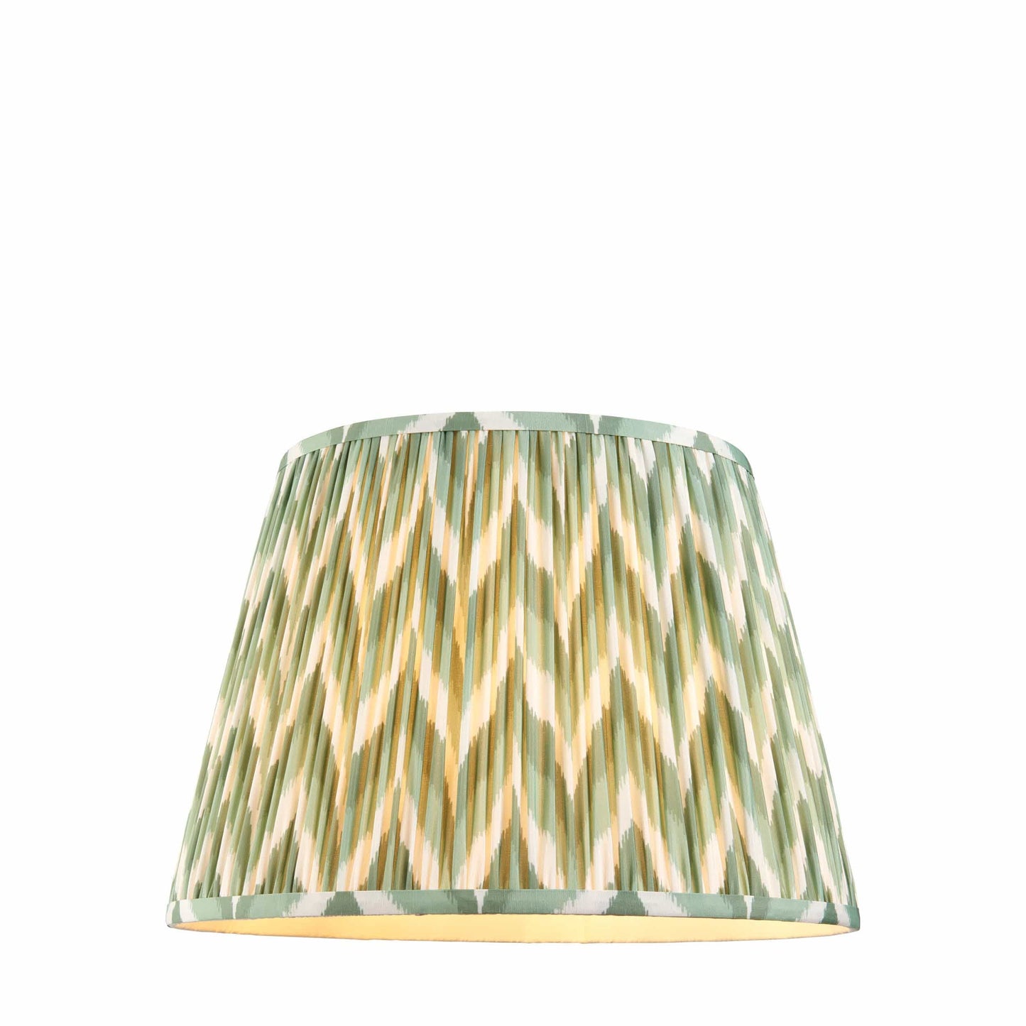 Zig Zag Pleated Shade - Green
