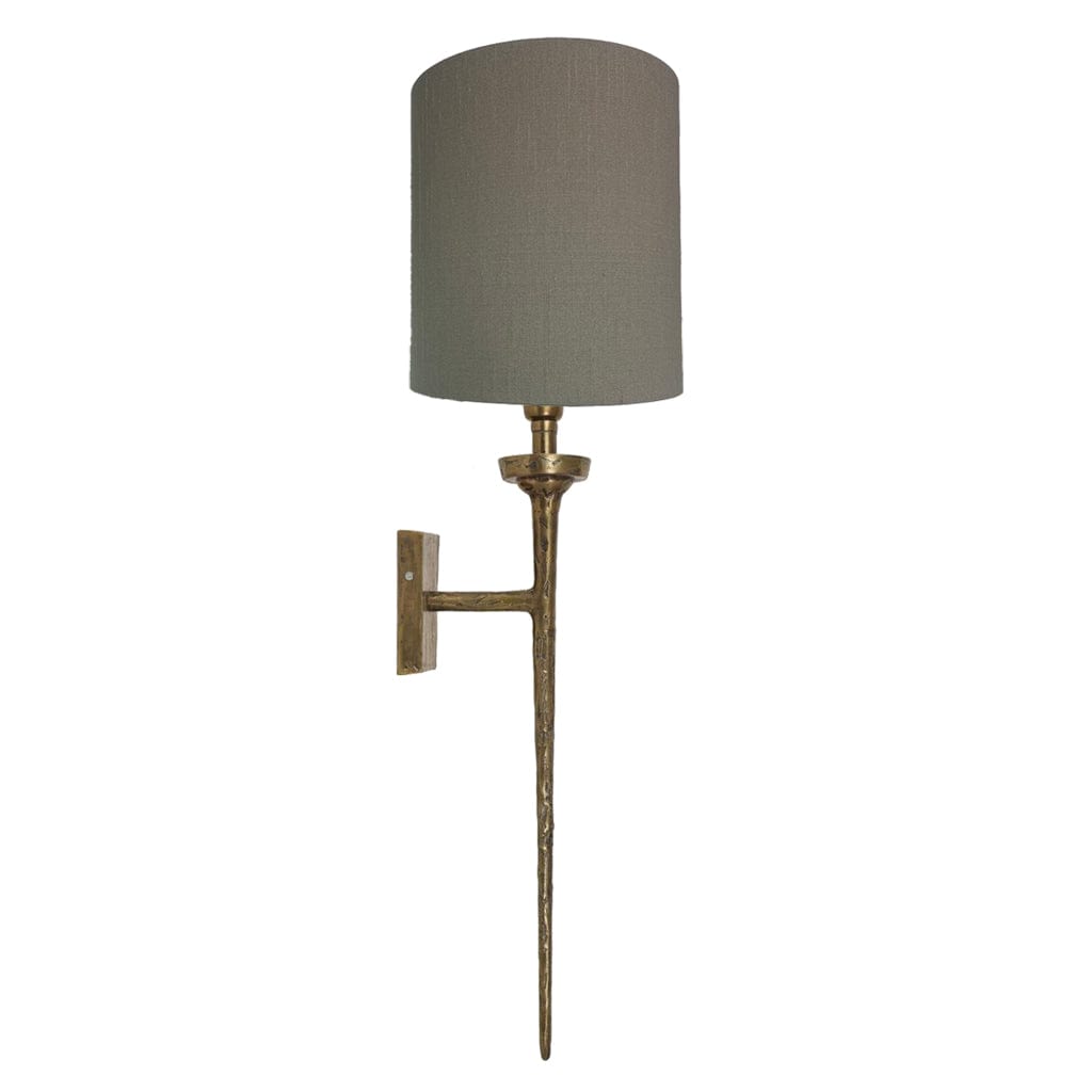 Antique Bronze Torch Wall Lamp