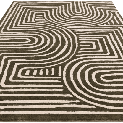 Labyrinth Curved Rug - 3 Colours