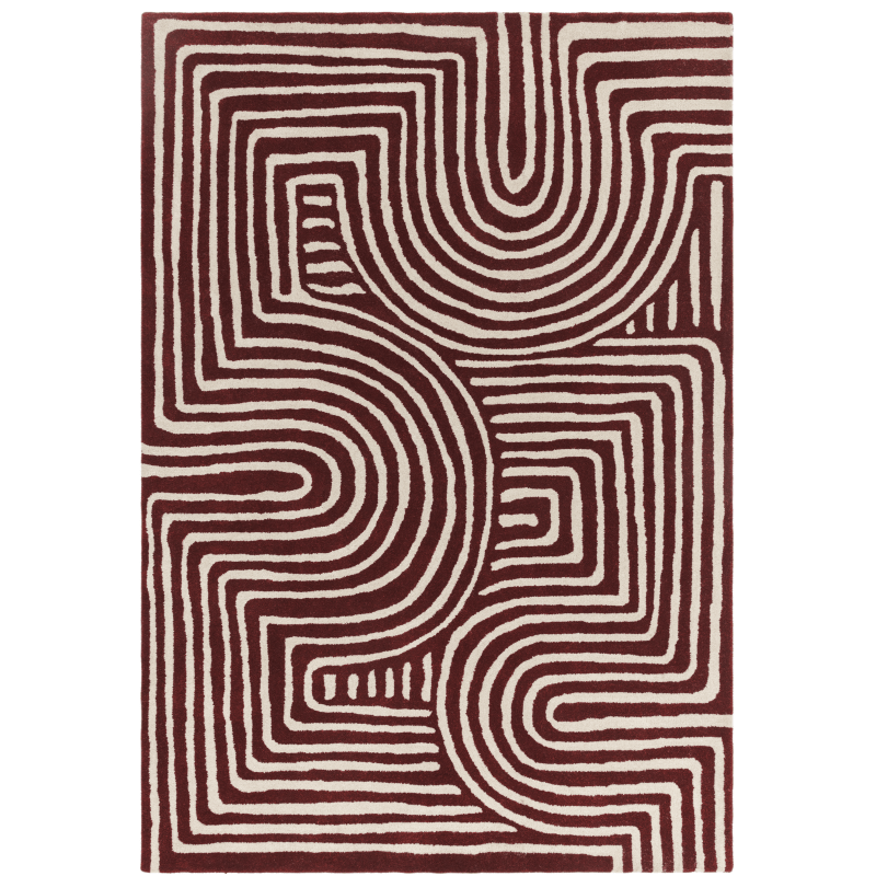 Labyrinth Curved Rug - 3 Colours