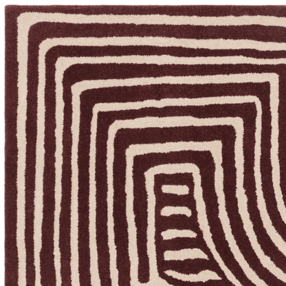 Labyrinth Curved Rug - 3 Colours