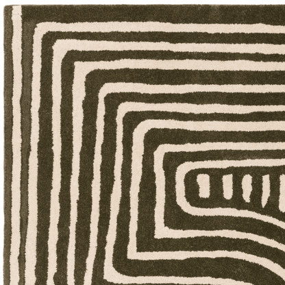 Labyrinth Curved Rug - 3 Colours