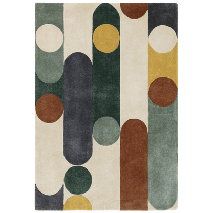 Morse Multi Colour Rug