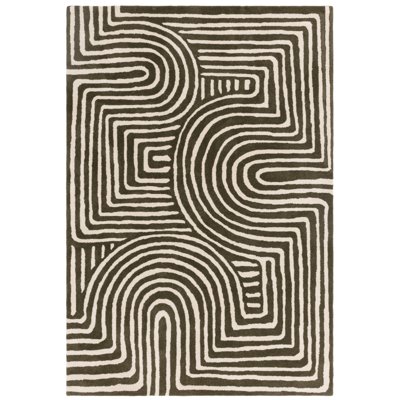 Labyrinth Curved Rug - 3 Colours