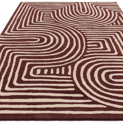 Labyrinth Curved Rug - 3 Colours