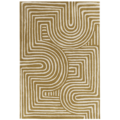 Labyrinth Curved Rug - 3 Colours