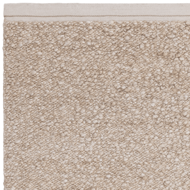 Chunky Taupe Boucle Rug