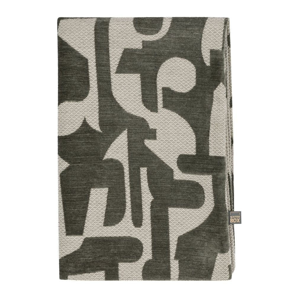 Soren Green Throw 65cm x 200cm