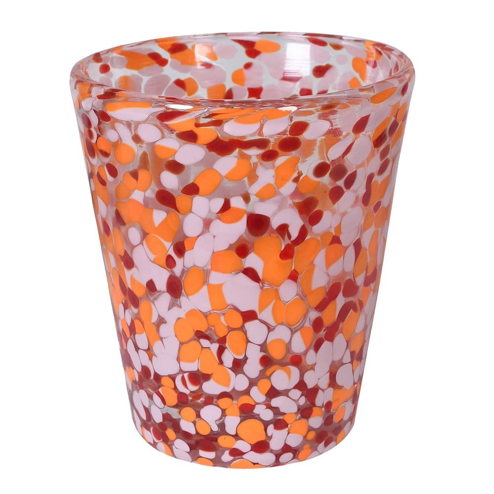 Set of 4 Confetti Glass Tumblers