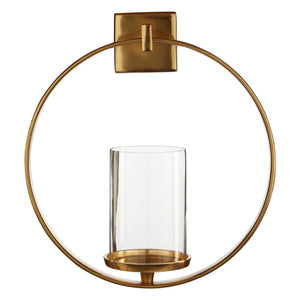 Ring Wall Sconce Gold