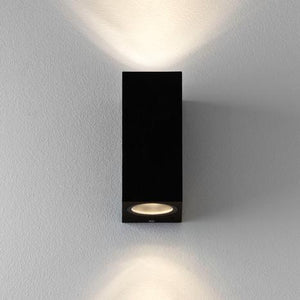 Chios 150 Up & Down LED Wall Light Textured Black