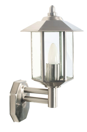 Stainless Steel Metal Outdoor Lantern Wall Light