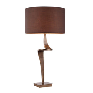 Enzo Antique Brass Table Lamp