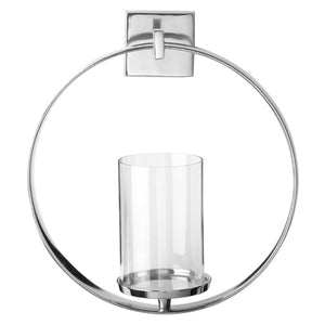 Ring Wall Sconce Silver