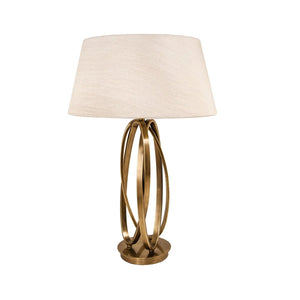 Brisa Antique Brass Table Lamp