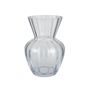 Clear Glass Tara Optic Vase Small