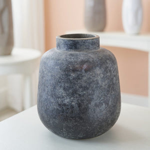 Vulcan Textured Stoneware Vase