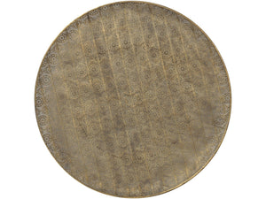 Antique Gold Filigree Wall Disc