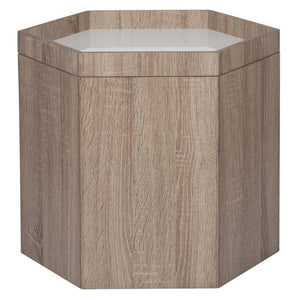 Natural White Wood Storage Box Small