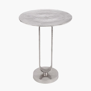 Zaneta Shiny Silver Table