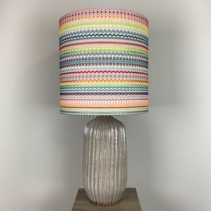 Tiree Table Lamp with Mikado Rainbow Shade