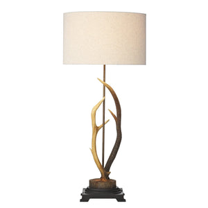 David Hunt Antler Table Lamp complete with Shade