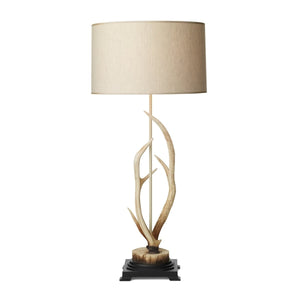 David Hunt Antler Bleached Table Lamp complete with Shade