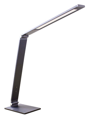 Function LED Table Lamp Brushed Graphite