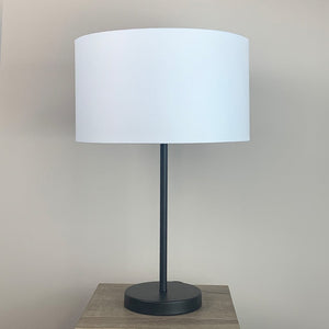 Belford Single Stem Black Table Lamp