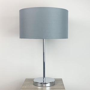 Belford Polished Chrome Table Lamp with Choice of Shade