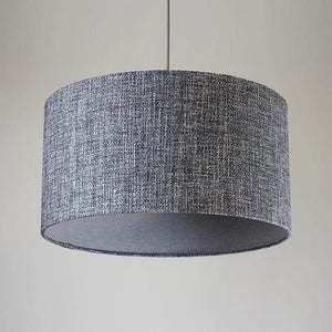 Weave Charcoal & Weave Sterling Drum Shade