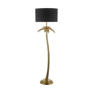 Coco Floor Lamp Antique Gold With Shade