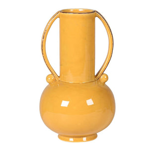 Mustard Vase With Handles