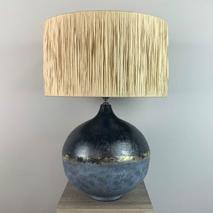 Dusk Loma Table Lamp with Natural Raffia Shade