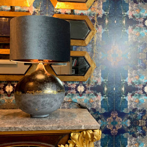 Dusk Loma Table Lamp with Velvet Shade