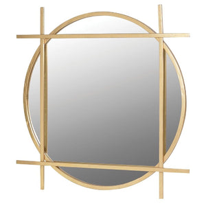 Gold Round & Square Mirror