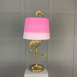 Can Can Flamingo Brass Table Lamp